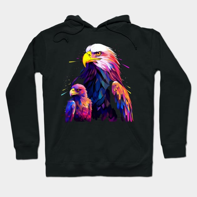 Eagle Mothers Day Hoodie by JH Mart